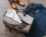 Custom Travel Garment Bag - Grey Travel Garment Bag can put the shirt, shoes and suit jecket. Best duffle bag for men.