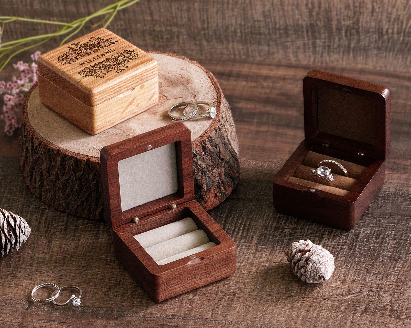 Wooden Ring Box