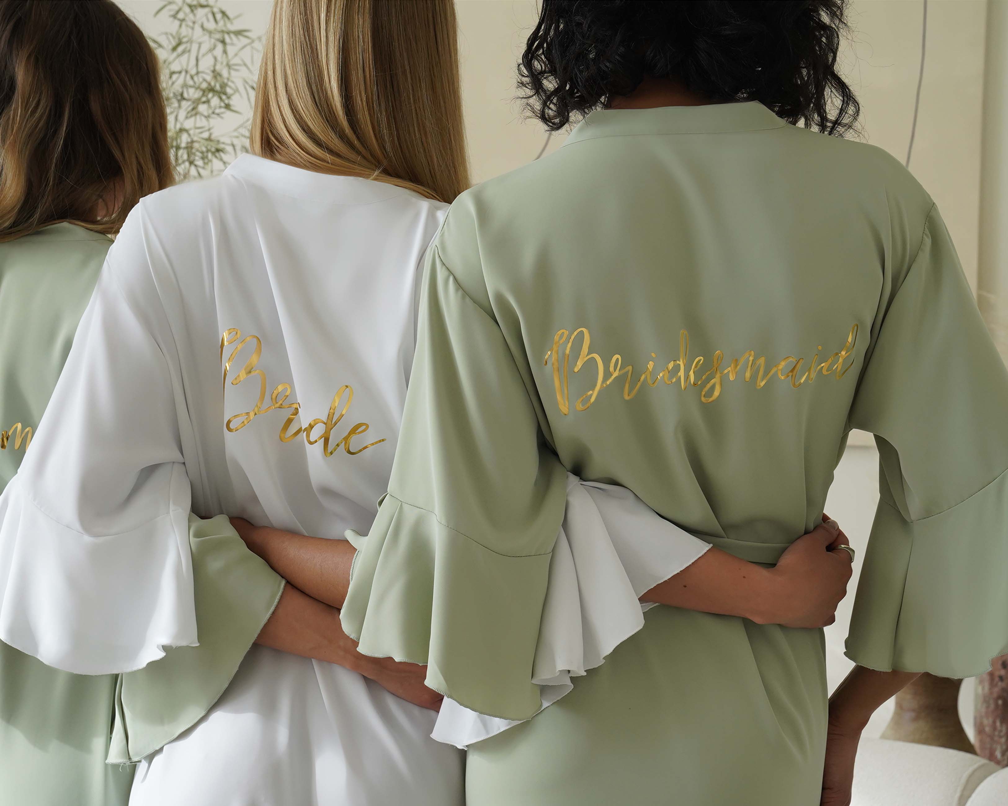 Ruffle Bridal Party Robes  - Kids