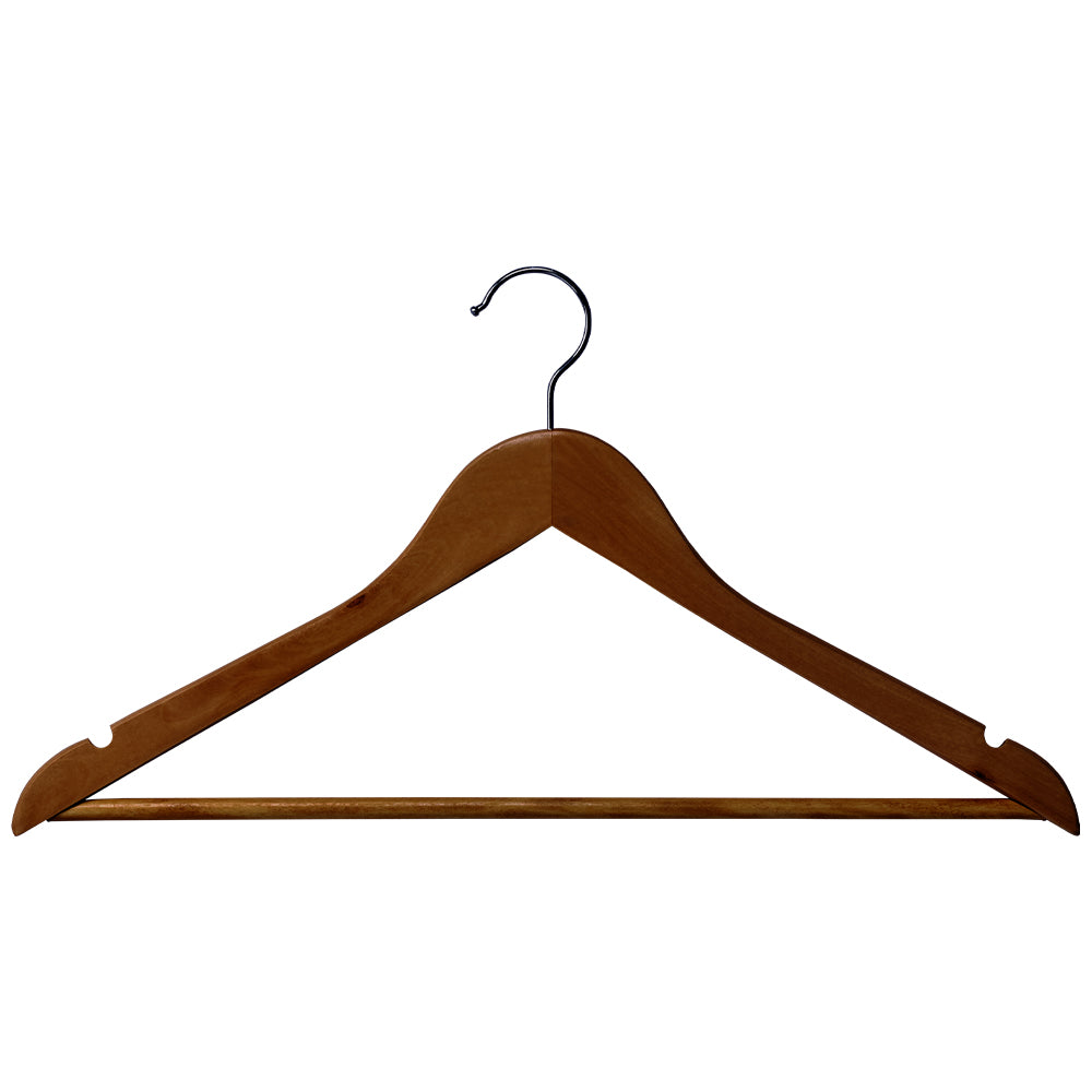 Adult Wooden Hanger with Bar