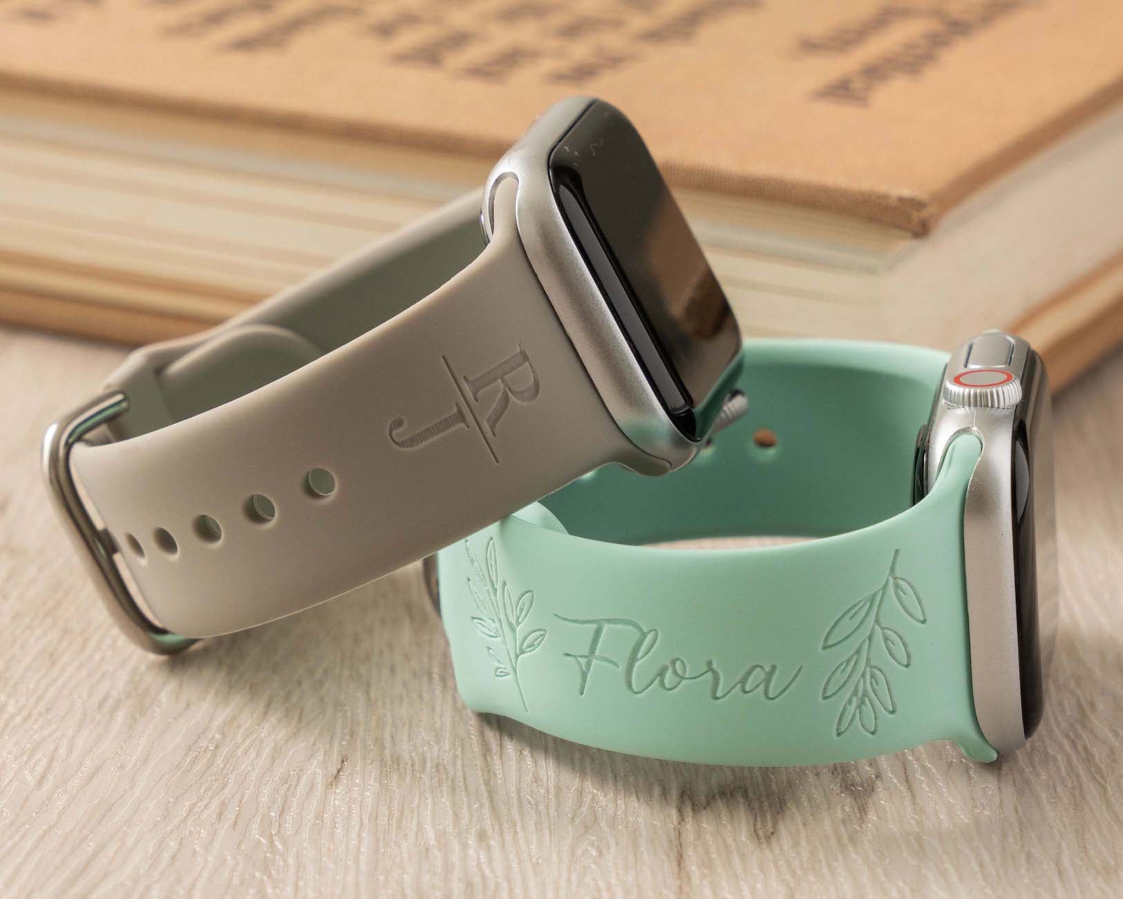 Personalisiertes graviertes Apple-Watch-Armband