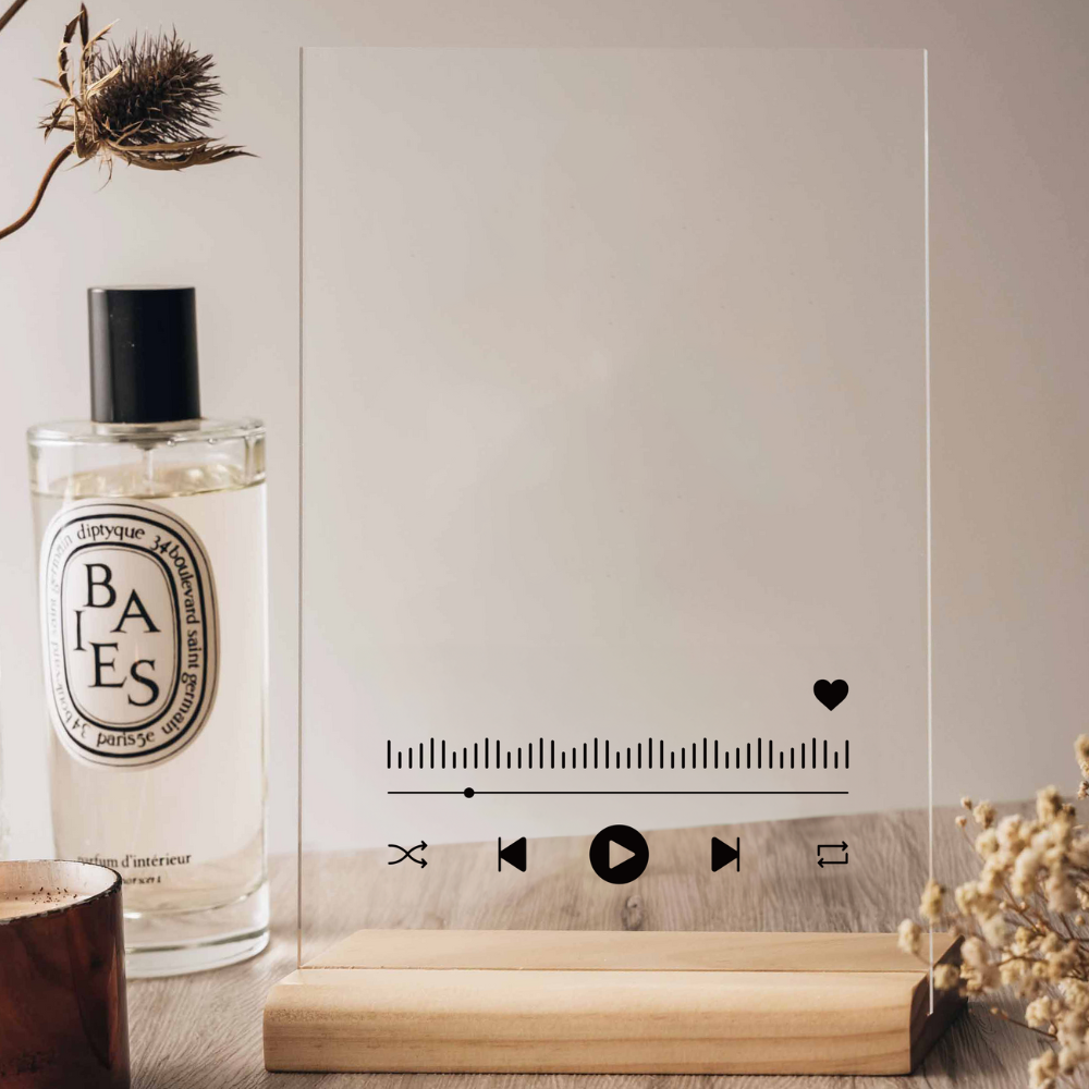 Personalized Music Plaque With Stand