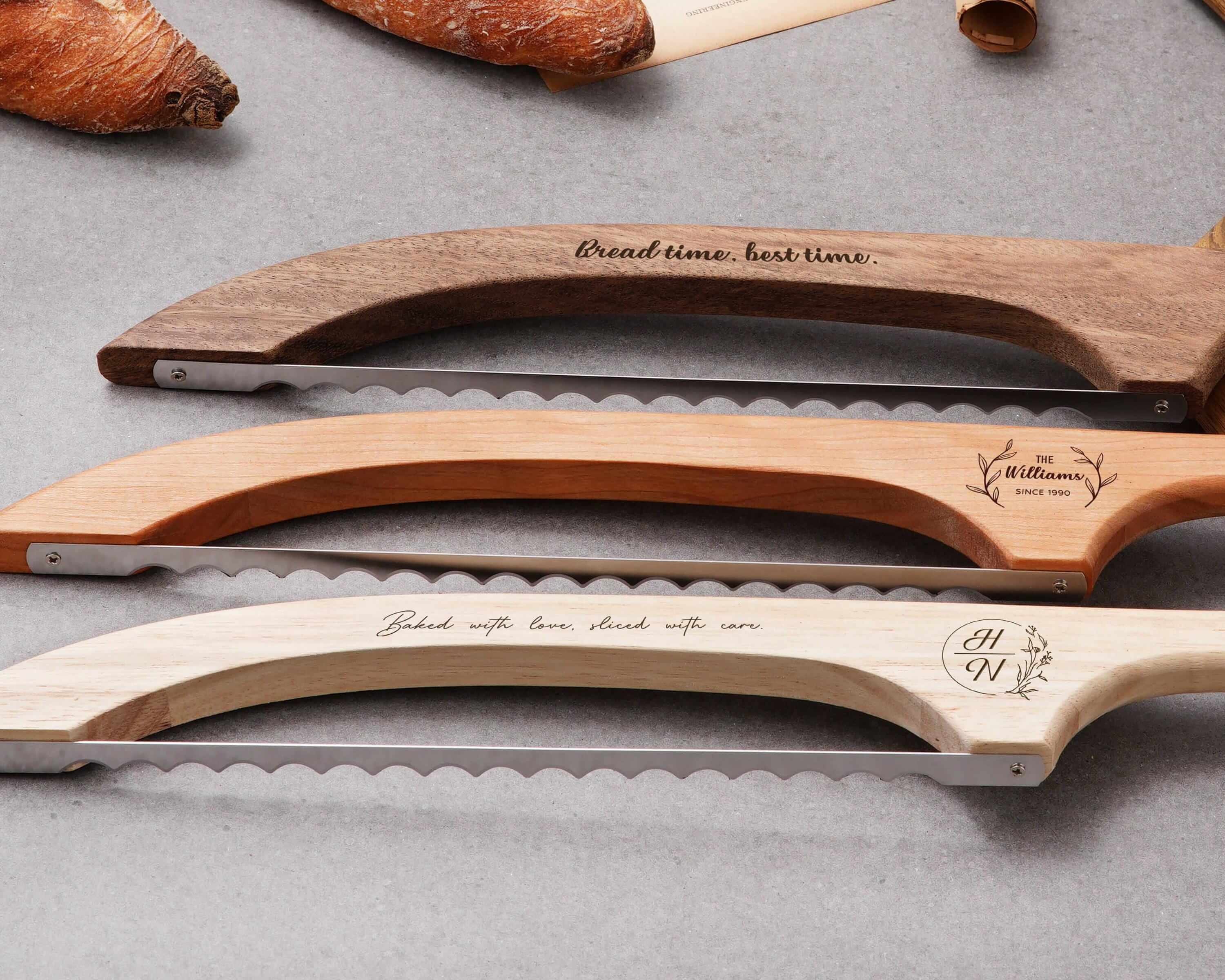 a couple of knives sitting on top of a table