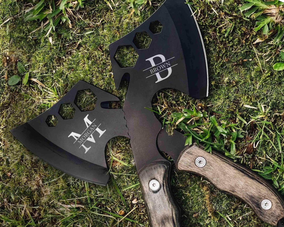 Personalized Throwing Axe with Engraved Head or Handle — product detail 6