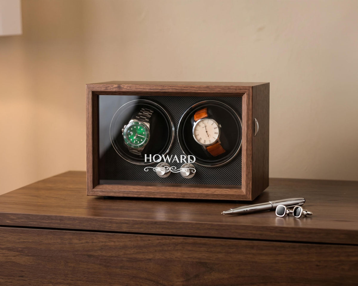 Personalized Wooden Automatic Watch Winder — product detail 13