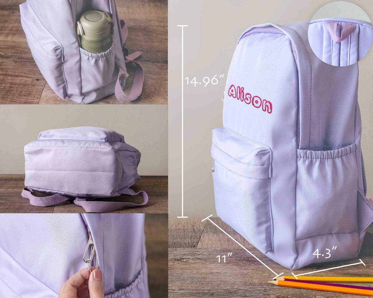 Personalized Embroidered Toddler Backpack — product view 7