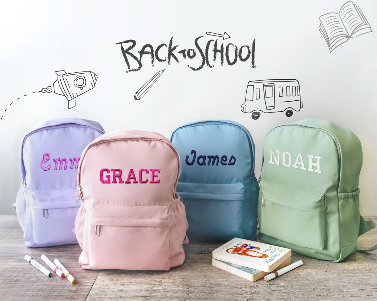 Personalized Embroidered Toddler Backpack — product view 12