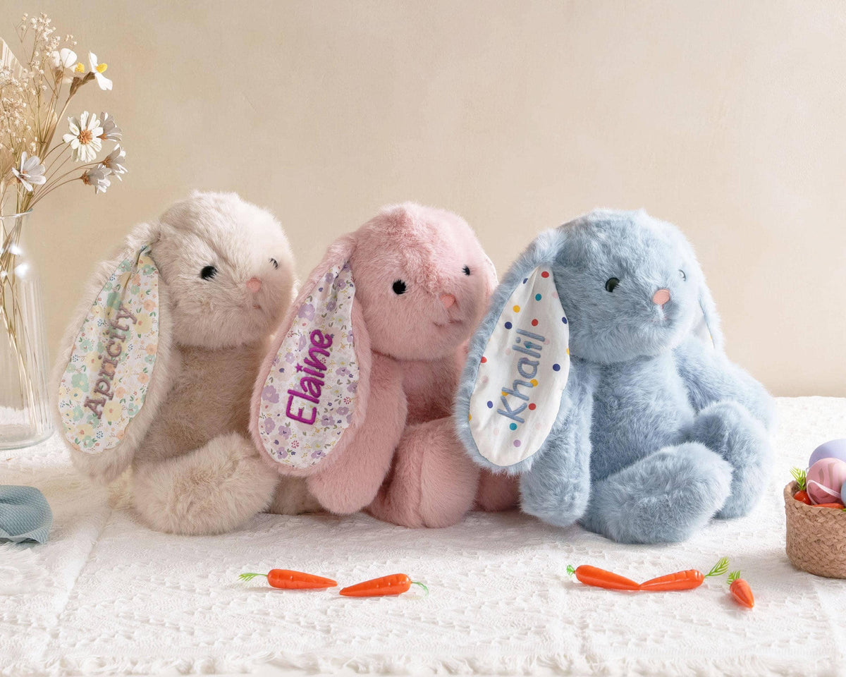 Personalized Plush Bunny with Embroidered Ears — product detail 7