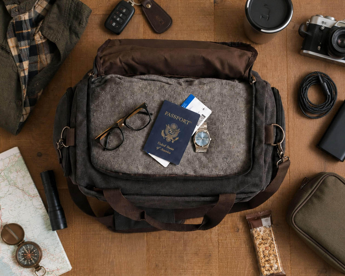 Personalized Embroidered Overnight Duffle Bag — product view 7