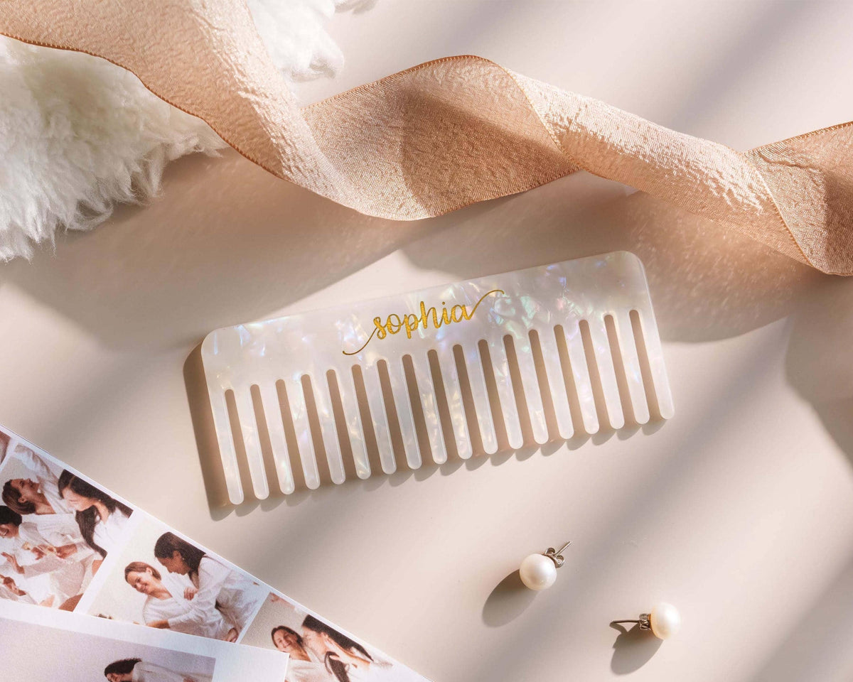 Personalized Acetate Hair Comb — product view 11