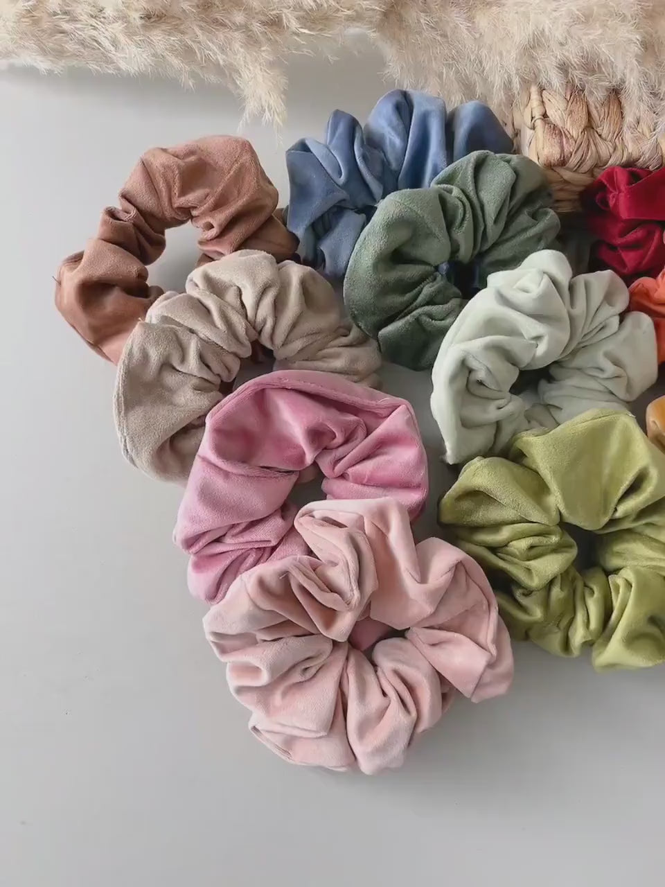 Velvet Scrunchie | Bridesmaid Proposal Gift | Wedding Favors | Hen Party Hair Tie | Team Bride Accessories | Valentine’s Gift for Her