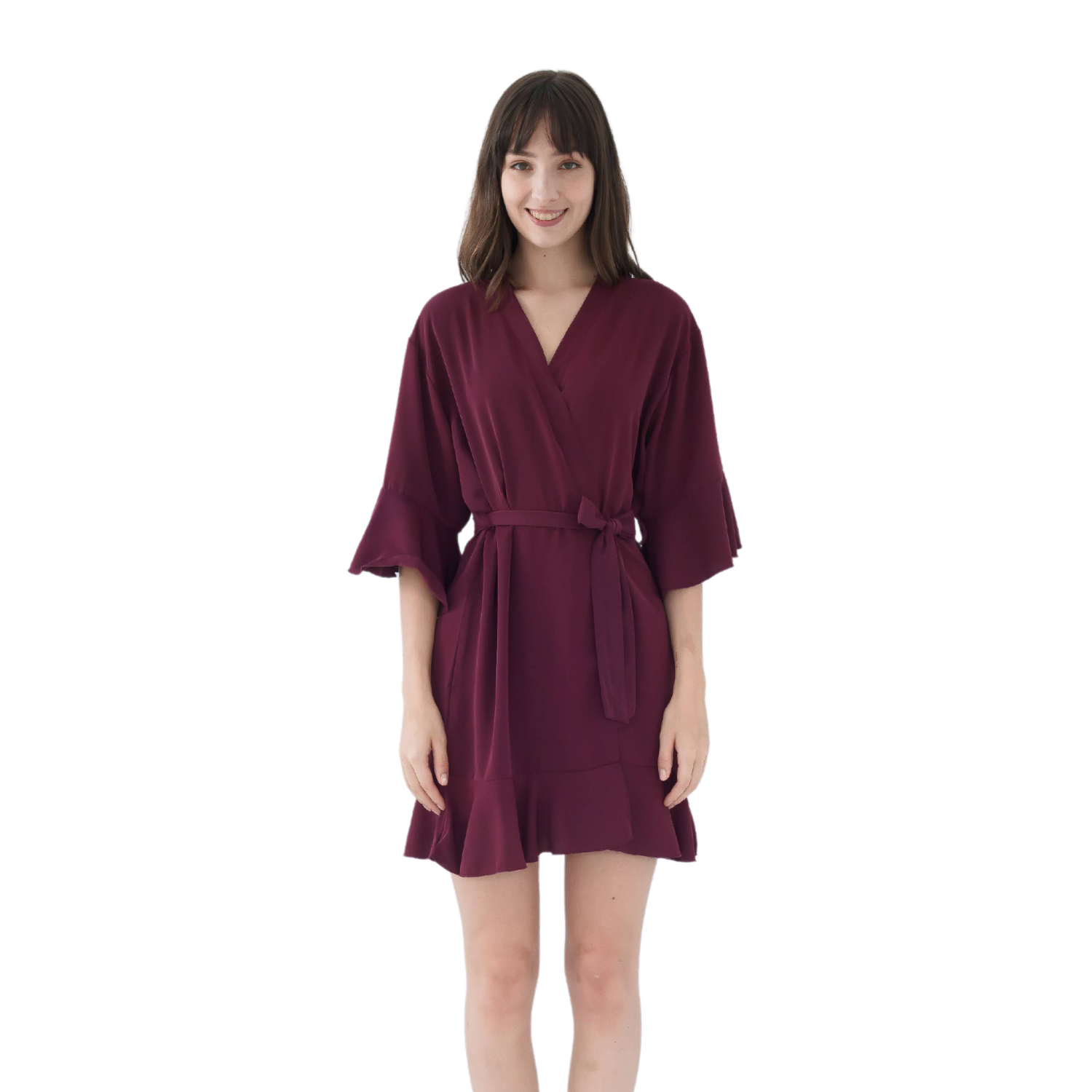 Ruffle Bridal Party Robes  - Plus