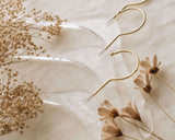 Bridesmaid Hangers -Custom Acrylic Hangers with custom name, date and wedding role.