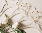 Bridesmaid Hangers -Custom Acrylic Hangers with custom name, date and wedding role.