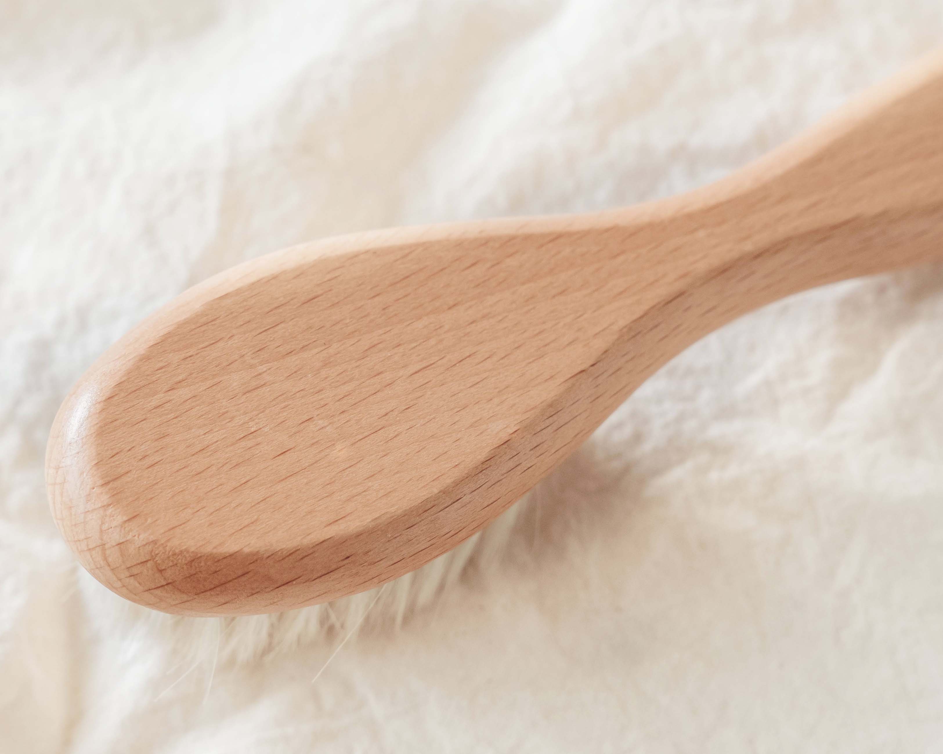 Blank Baby Hair Brush - Hundred Hearts